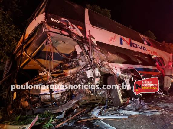 Dois motoristas morreram após colisão frontal entre ônibus de turismo e caminhão, na RS-210 em São Martinho - foto 3