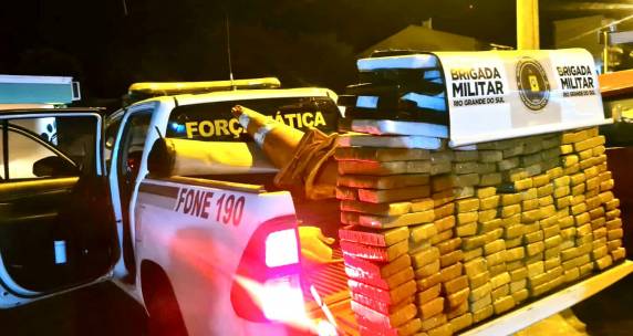 Madrugada teve mais uma grande apreensão de drogas e prisão de traficantes em São Luiz Gonzaga - foto 3