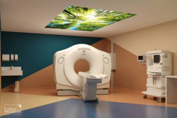 O tomógrafo anterior tinha onze anos de uso e já estava ultrapassado.