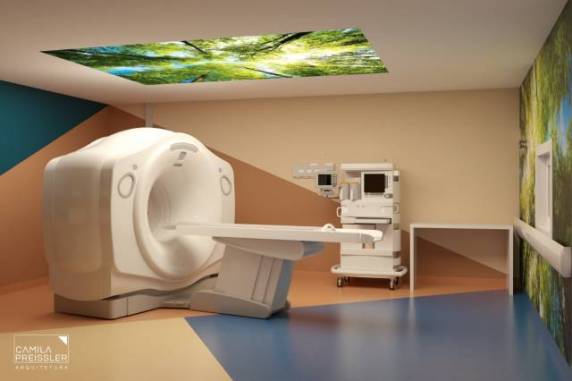 O tomógrafo anterior tinha onze anos de uso e já estava ultrapassado.