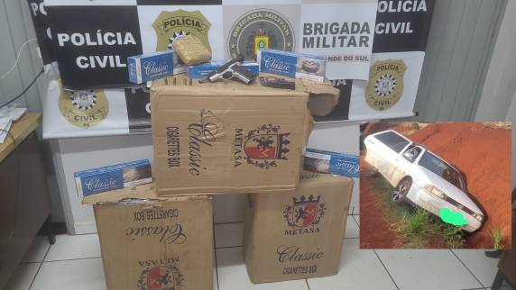 A ação policial foi do Setor de Investigação da Polícia Civil e policiais da Brigada Militar