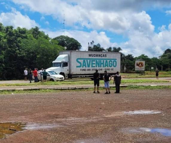 O acidente ocorreu na tarde na tarde desta quarta-feira no trevo da ERS-344 com a estrada de acesso a comunidade de Buriti