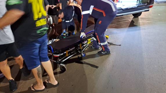 Ciclista é atropelado no Centro de Ijuí - foto 2