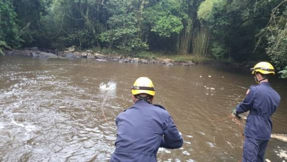 Alan Samuel, de 18 anos, estaria em uma cachoeira com amigos