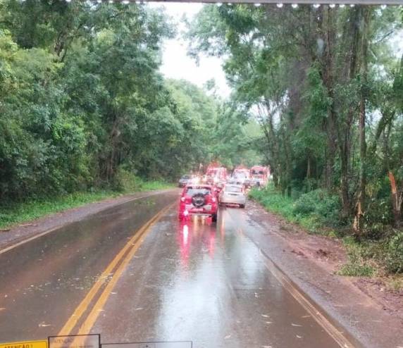 Veículos colidiram no trajeto entre Santa Rosa e Cândido Godoi; cinco pessoas ficaram feridas