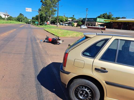 Colisão entre carro e moto deixa homem ferido na RS-155 em Ijuí - foto 3