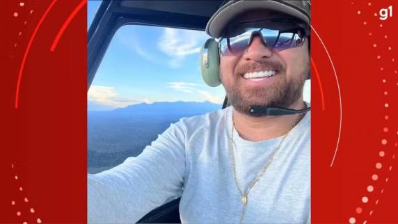 Acidente aconteceu nesta terça-feira (2), em uma fazenda no Maranhão. José Rondinelle da Encarnação Rodrigues, piloto da aeronave, estava sozinho no momento da queda.