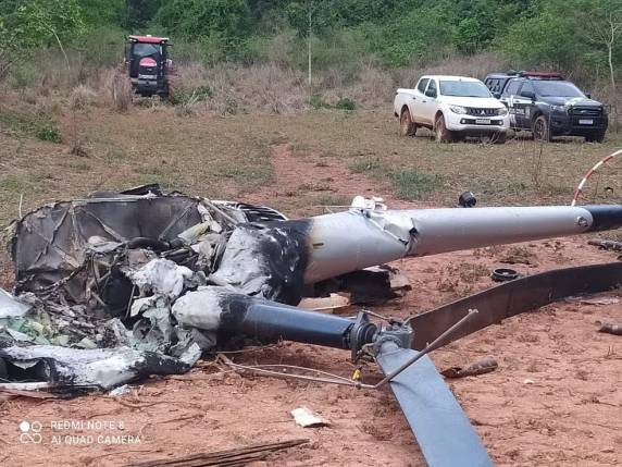Acidente aconteceu nesta terça-feira (2), em uma fazenda no Maranhão. José Rondinelle da Encarnação Rodrigues, piloto da aeronave, estava sozinho no momento da queda.