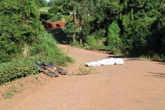 Ancelmo Weber, de 65 anos, foi atropelado por uma motocicleta nesta quinta-feira (4) na localidade de Santa Terezinha