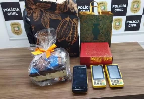 Suspeito de 23 anos foi preso pela Polícia Civil. Em depoimento, disse que saiu de São Paulo com outras pessoas para aplicar golpes em Santa Catarina.