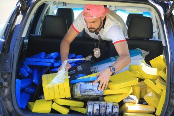 Ao longo de todo ano passado, foram localizadas 35,9 toneladas de entorpecentes no Estado
