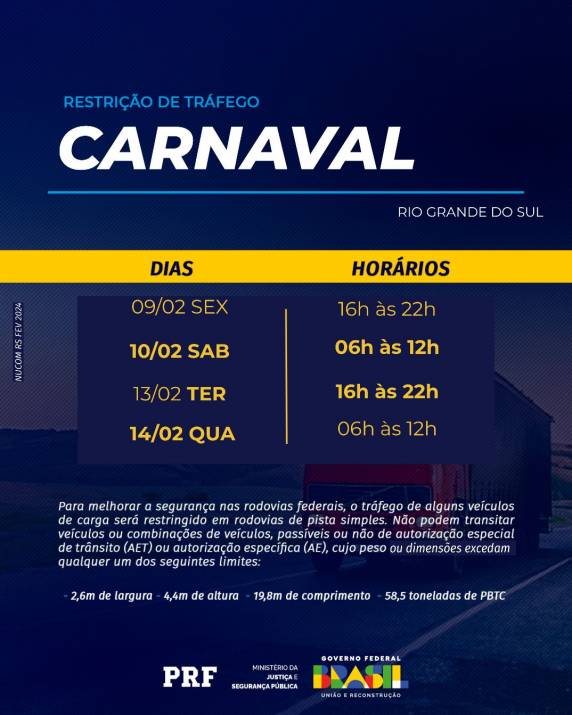 PRF inicia Operação Rodovida: Carnaval nas rodovias federais do Rio Grande do Sul - foto 3