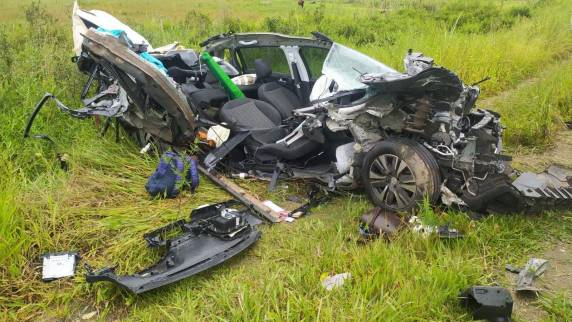 O motorista foi socorrido para um hospital em estado grave