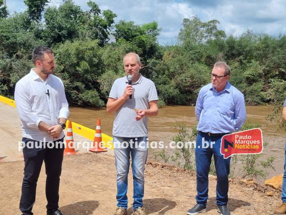 Inaugurada a ponte que liga os municípios de Boa Vista do Buricá, Três de Maio e São José do Inhacorá - foto 3
