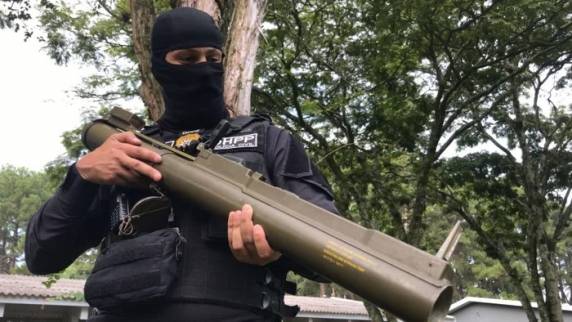 Local que era usado como depósito por grupo criminoso foi descoberto após trabalho do Departamento de Homicídios e Proteção à Pessoa (DHPP)