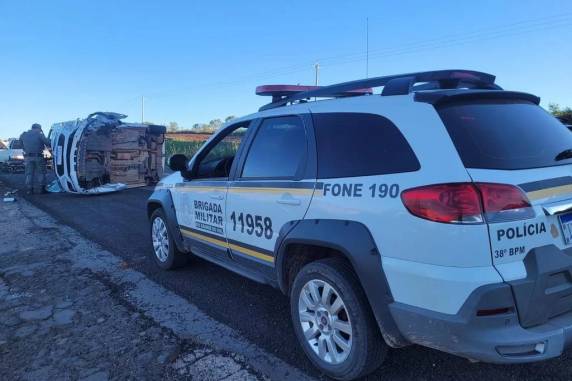 Mãe e filha ficam feridas em acidente na BR-386, em Soledade - foto 4