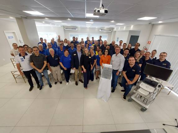 A tecnologia foi adquirida a partir de uma grande corrente de união entre os clubes rotários de Santa Rosa, que viabilizaram o equipamento através do Subsídio Global Rotary.