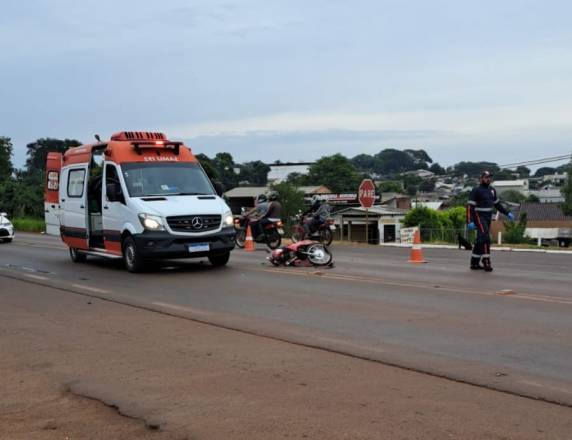 Colisão entre carro e moto deixa uma pessoa ferida na RS-155 em Ijuí - foto 4