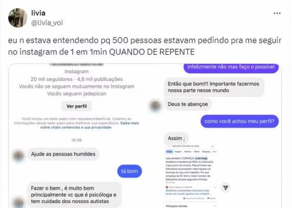 Carioca confundida com bilionária mais jovem do mundo faz apelo após viralizar: 'Vou ficar devendo' - foto 3