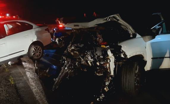 Motociclista de 28 anos morre em grave acidente com caminhão e carro no Oeste de SC - foto 4