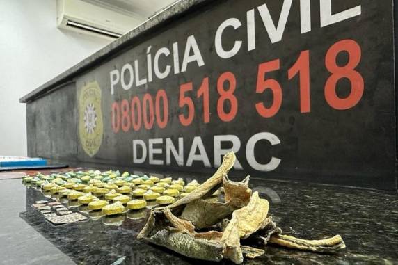 Entorpecente foi encontrado durante uma prisão por tráfico de drogas sintéticas no bairro Sarandi, em Porto Alegre