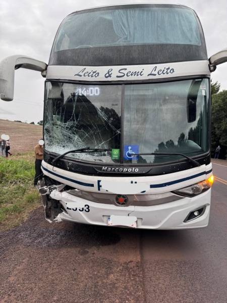 O acidente ocorreu na BR-158