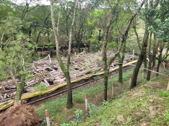Tornado causa estragos na cidade de Gentil -RS - foto 2