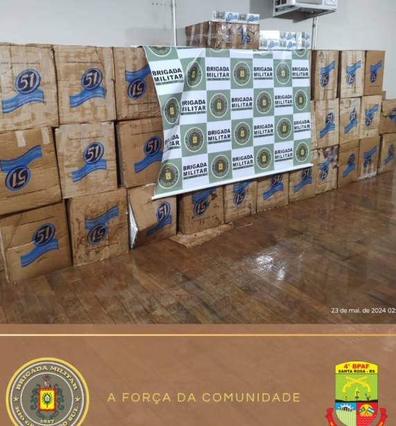 A carga foi avaliada em mais de 160 mil reais