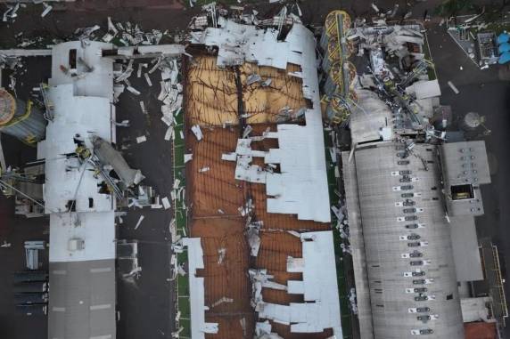 Sala de Situação do RS classifica como microexplosão o fenômeno ocorrido em São Luiz Gonzaga; entenda o que é - foto 2