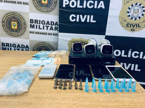 Os presos foram encaminhados ao Presídio Regional de Santa Rosa, local em que ficarão à disposição da Justiça.