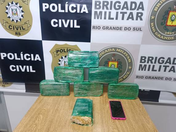 A droga avaliada em R$ 700 mil, foi a maior apreensão de crack dos últimos tempos em Três de Maio