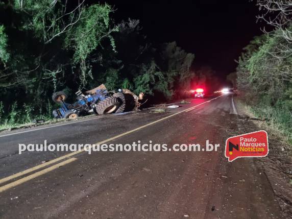 Acidente envolve trator e dois veículos na RS-342 em Catuípe - foto 4