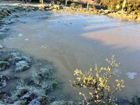 Cachoeiras e lagos congelados, estalactites de gelo e geada: Urupema no dia mais frio do ano - foto 2