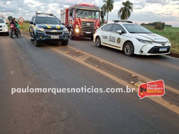 Grave acidente envolve moto e caminhonete na BR-472, em Três de Maio - foto 6