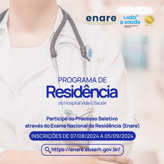 O processo de seleção dos residentes se dará via Exame Nacional de Residência (Enare), um processo seletivo unificado organizado pelo Governo Federal, que viabiliza o acesso aos programas de residência médica, multiprofissional e uniprofissional em instituições públicas e privadas sem fins lucrativos de todo país.