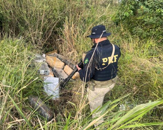 PRF localiza quase meia tonelada de maconha às margens da BR-282 em Iraceminha - foto 2