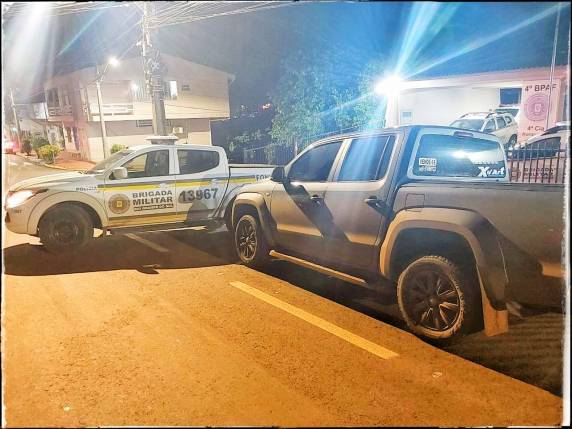 A ocorrência foi registrada na noite desta quinta-feira