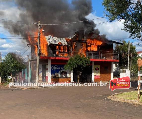 Vítima inalou muita fumaça além de ferimentos
