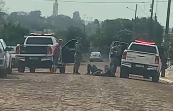 A rápida resposta da guarnição foi fundamental para frustrar o crime.