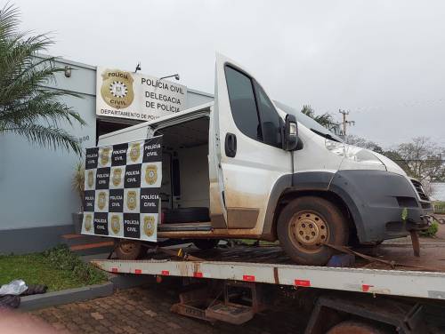 Veículo foi abandonado em Esquina Uruguai