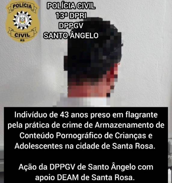 A ação foi de policiais de Santo Ângelo e Santa Rosa, que cumpriram mandados de busca, apreeensão e prisão em flagrante