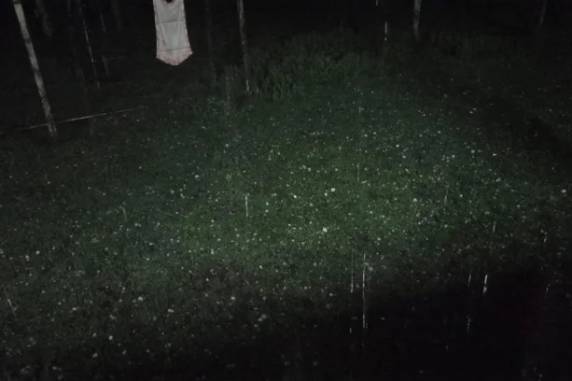 Em Dom Pedrito, na Campanha, três famílias saíram de casa de forma preventiva na madrugada desta quarta-feira devido à elevação do Rio Santa Maria