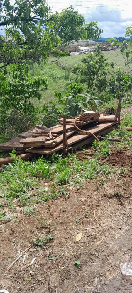 Acidente envolvendo veiculo e carroça deixa três pessoas feridas na BR-468, em Tiradentes do Sul - foto 2