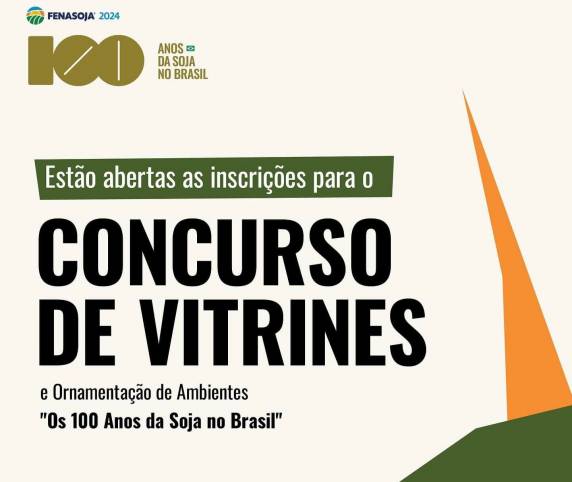 Em 2024, completa-se 100 anos do primeiro plantio de soja no país, ocorrido na cidade. Este será um dos principais temas da Fenasoja deste ano.