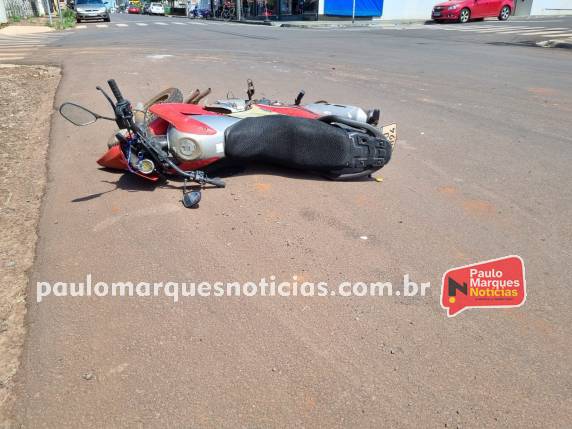 Motociclista fica ferido em acidente no Centro de Três de Maio - foto 2