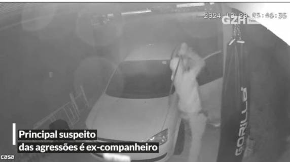 Dienifer da Silva está internada em estado estável. Vítima teve medida protetiva contra homem com quem teve relacionamento