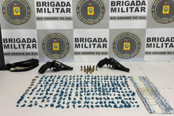 Jovens de 15 e 16 anos foram flagrados no bairro Esplanada, na noite desta quinta-feira (31)