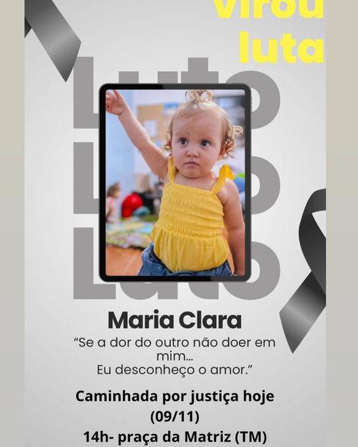 Morte de criança de 1 ano e 9 meses mobilizou a comunidade em uma caminhada, em Três de Maio - foto 4