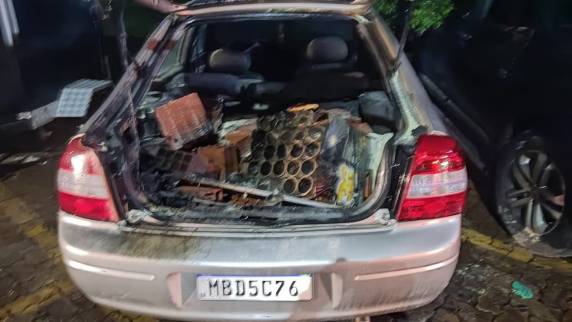Veículo, carregado com fogos de artifício, estava registrado em nome de morador de Rio do Sul; uma morte foi confirmada