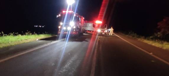 Grave acidente deixa duas pessoas feridas com fraturas na BR-468, em Campo Novo - foto 3